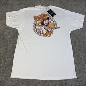 Waylon Jennings Shirt Mens XL White Seager Grit Co Only Daddy Walk The Line